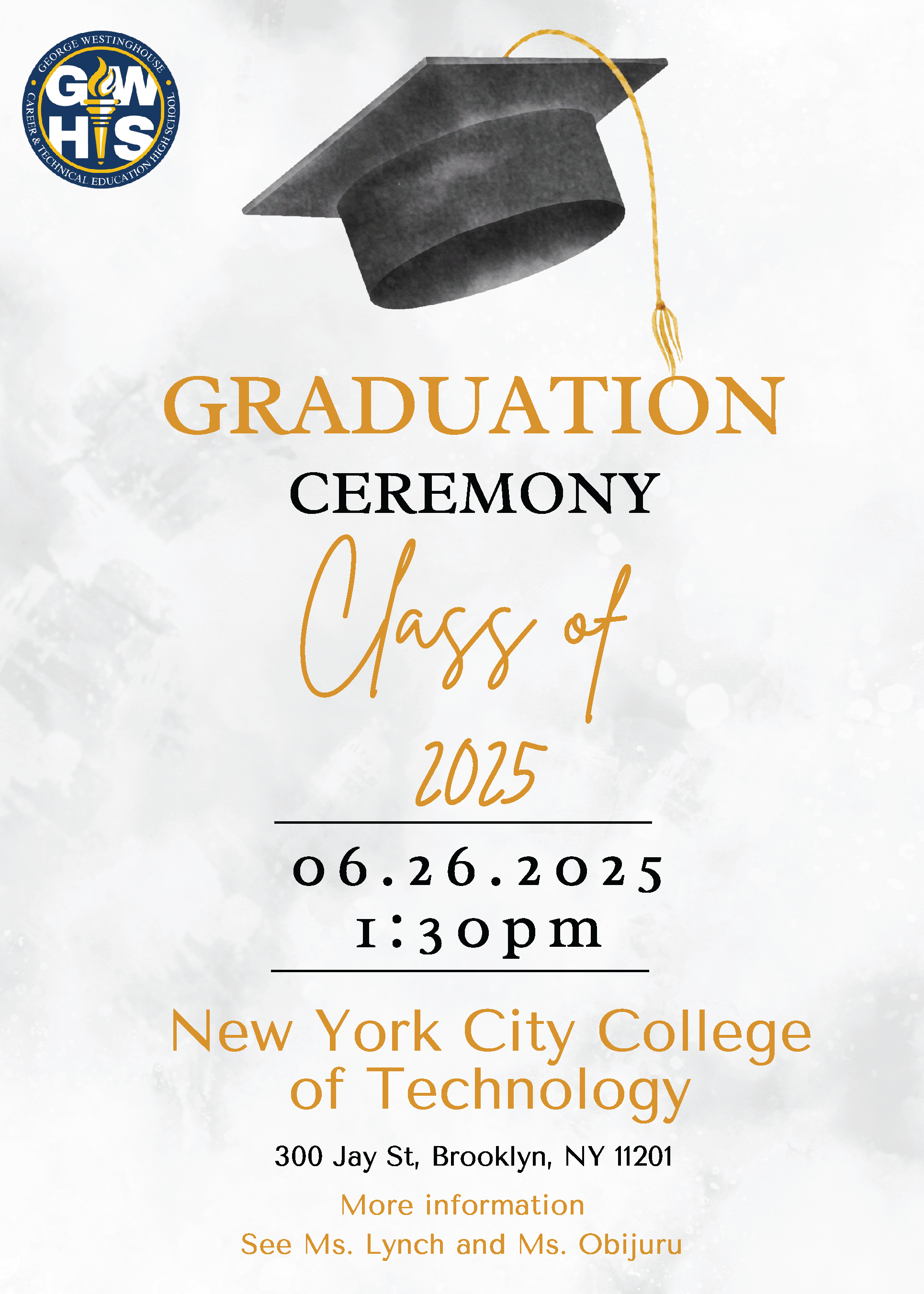 graduation 2025 flyer
